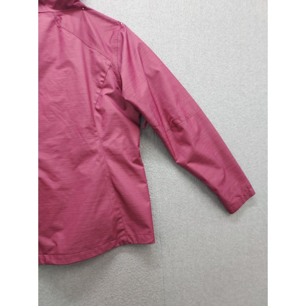 Columbia Sportwear Company Women Hoodie Jacket M Purple Full Zip Pockets Outdoor - Picture 14 of 15
